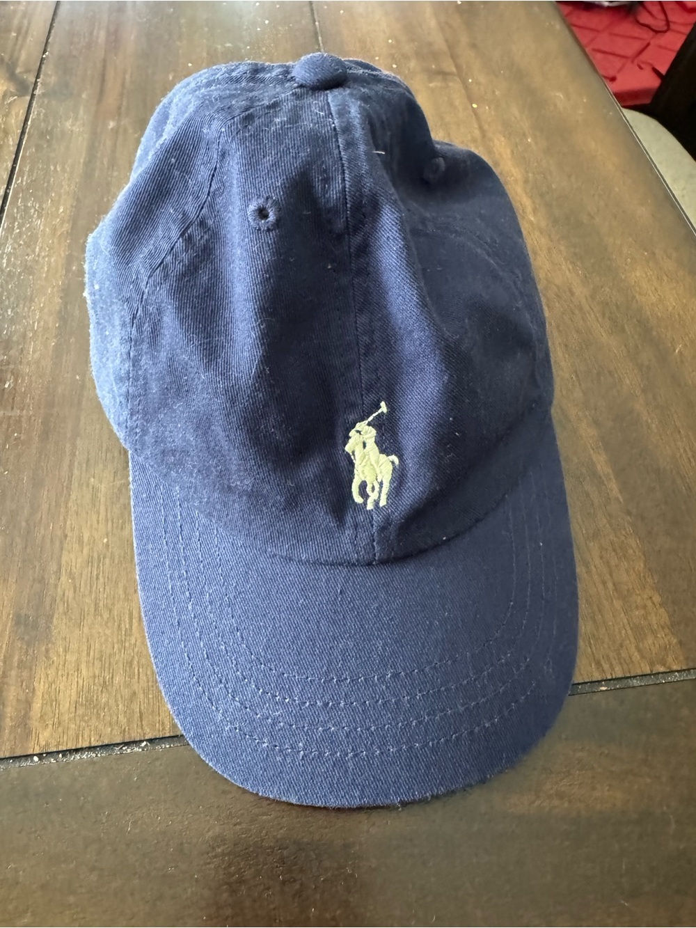 Polo by Ralph Lauren Navy Blue Cotton Polo Pony Baseball Cap
